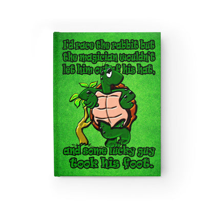 turtle race - journal-lined (green turf)