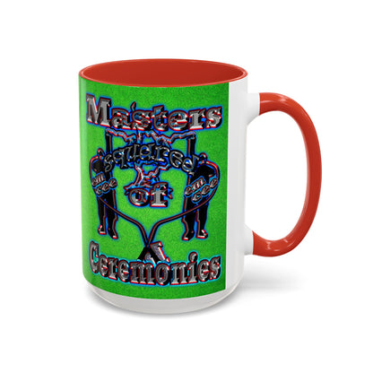 em cee squared - Accent Mug (green turf)