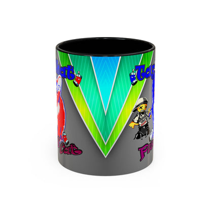 tag that - Accent Mug (rainbow split)