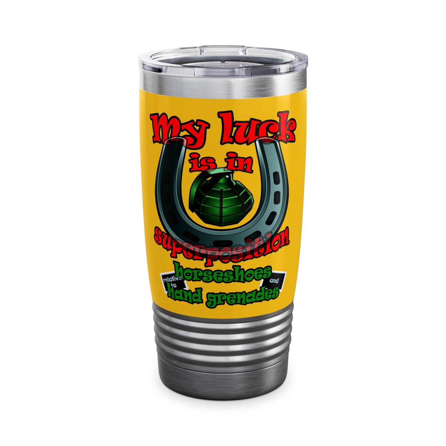 my luck - Ringneck Tumbler, 20oz (yellow)