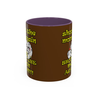 shoot the moon again - Accent Mug (brown)