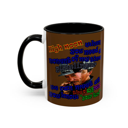 high noon - Accent Mug (brown)