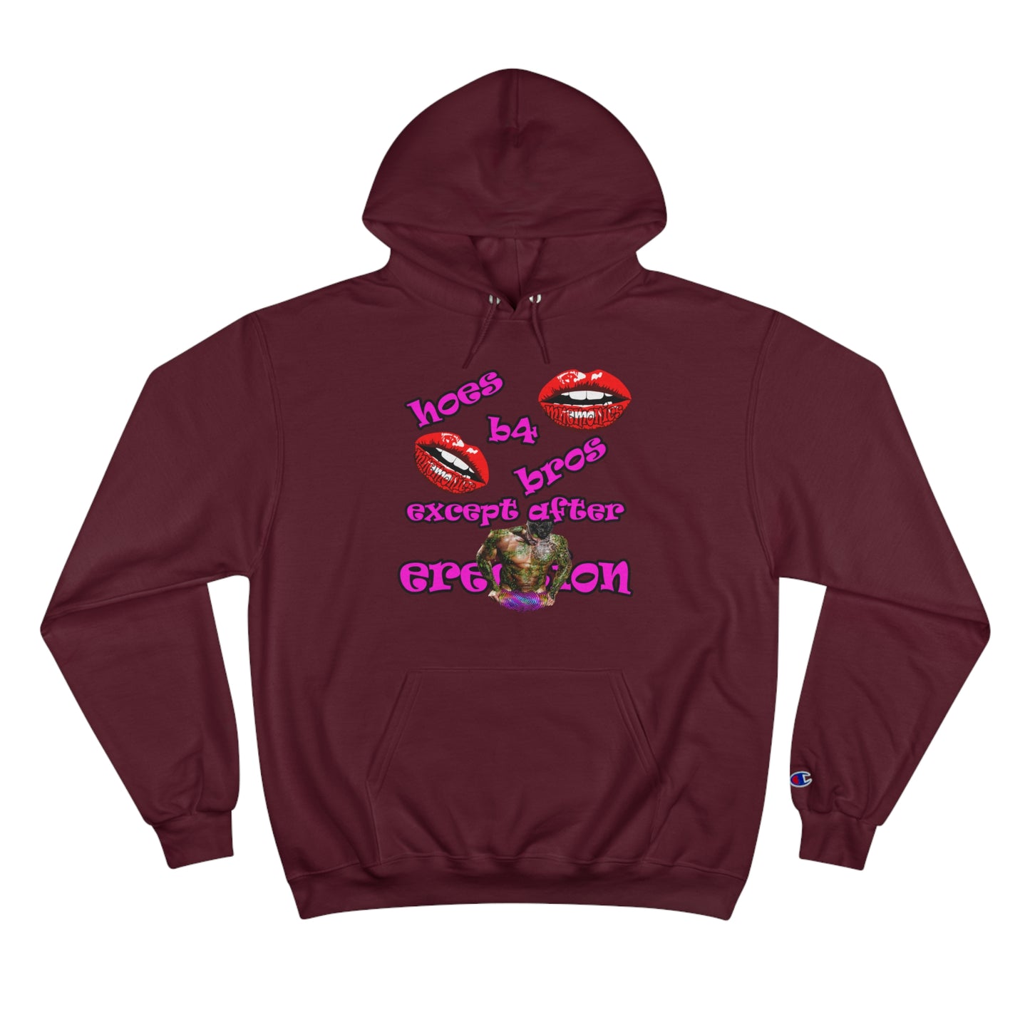 hoes b4 bros - Champion Hoodie