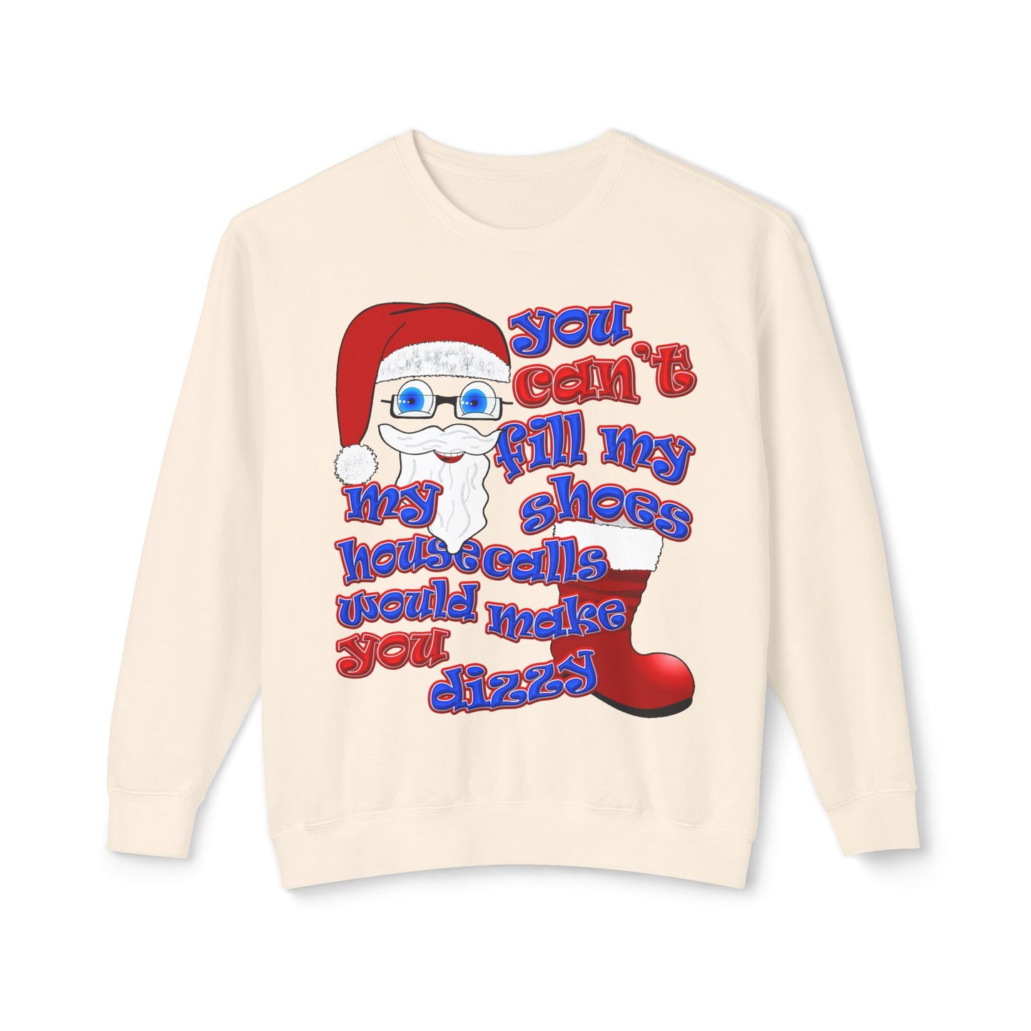 santa's shoes - Unisex Lightweight Crewneck Sweatshirt