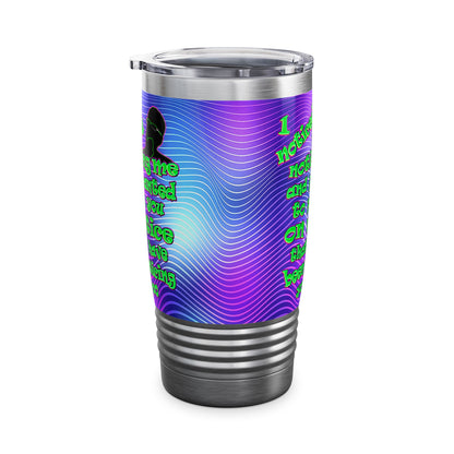 noticed you noticing - Ringneck Tumbler, 20oz (purple wave)