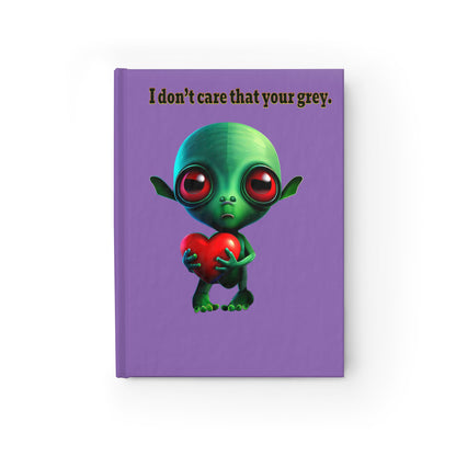 I don't care that your grey - journal-blank (light purple)