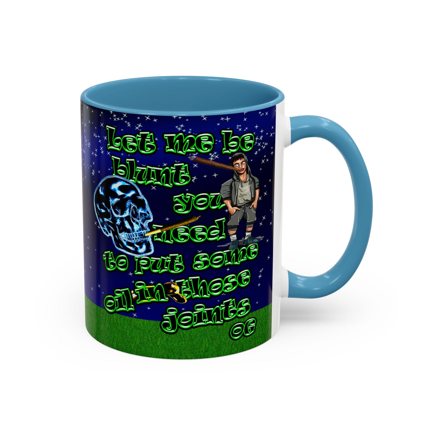 og - Accent Mug ('snoops' background)