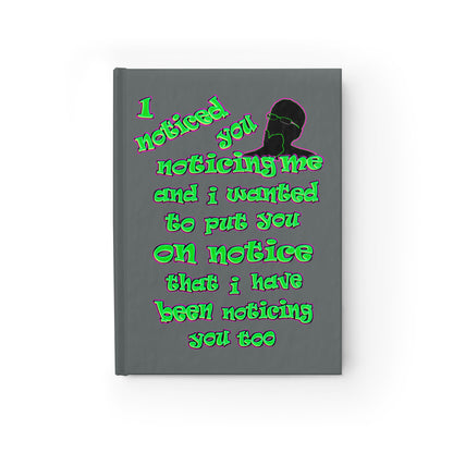 noticed you noticing - journal-blank (dark grey)