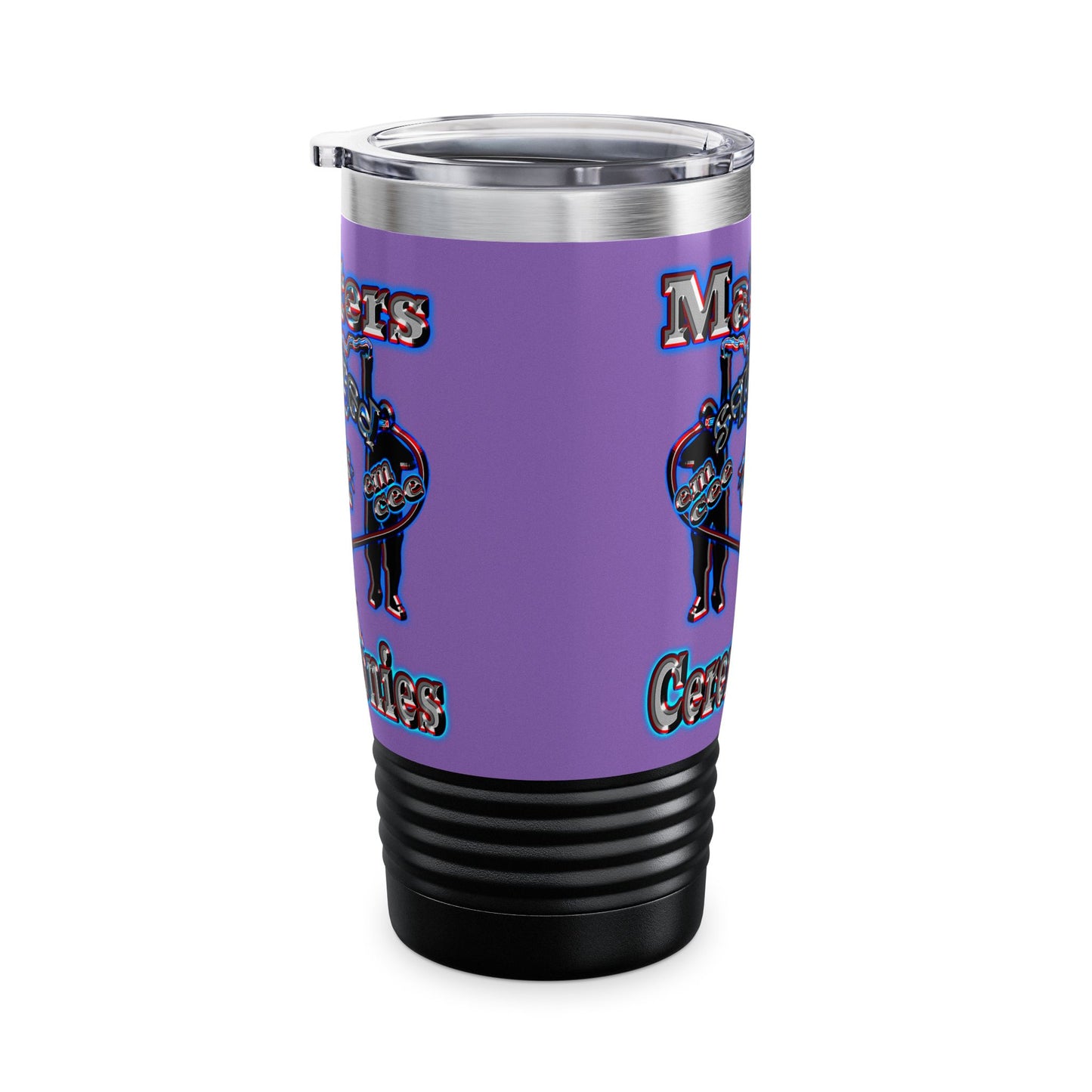 em cee squared - Ringneck Tumbler, 20oz (light purple)