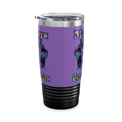 em cee squared - Ringneck Tumbler, 20oz (light purple)