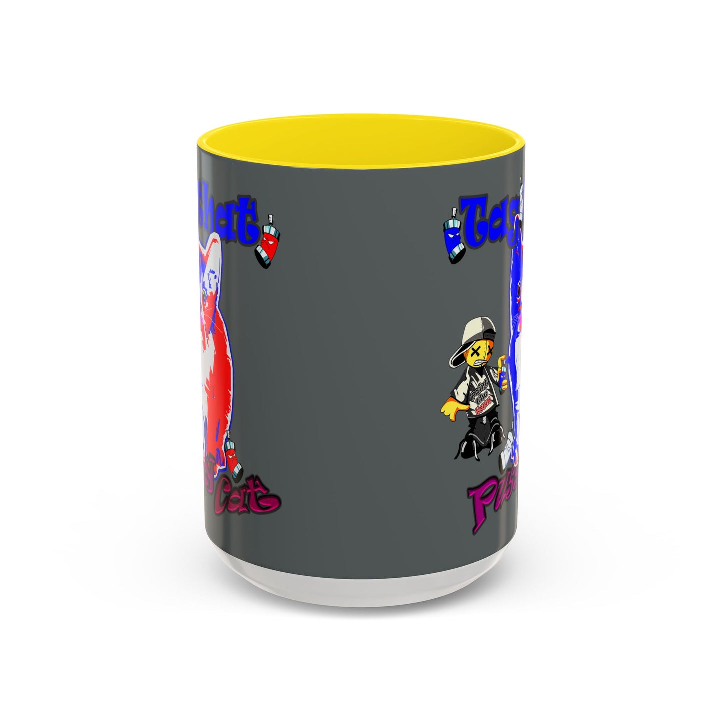 tag that - Accent Mug (dark grey)