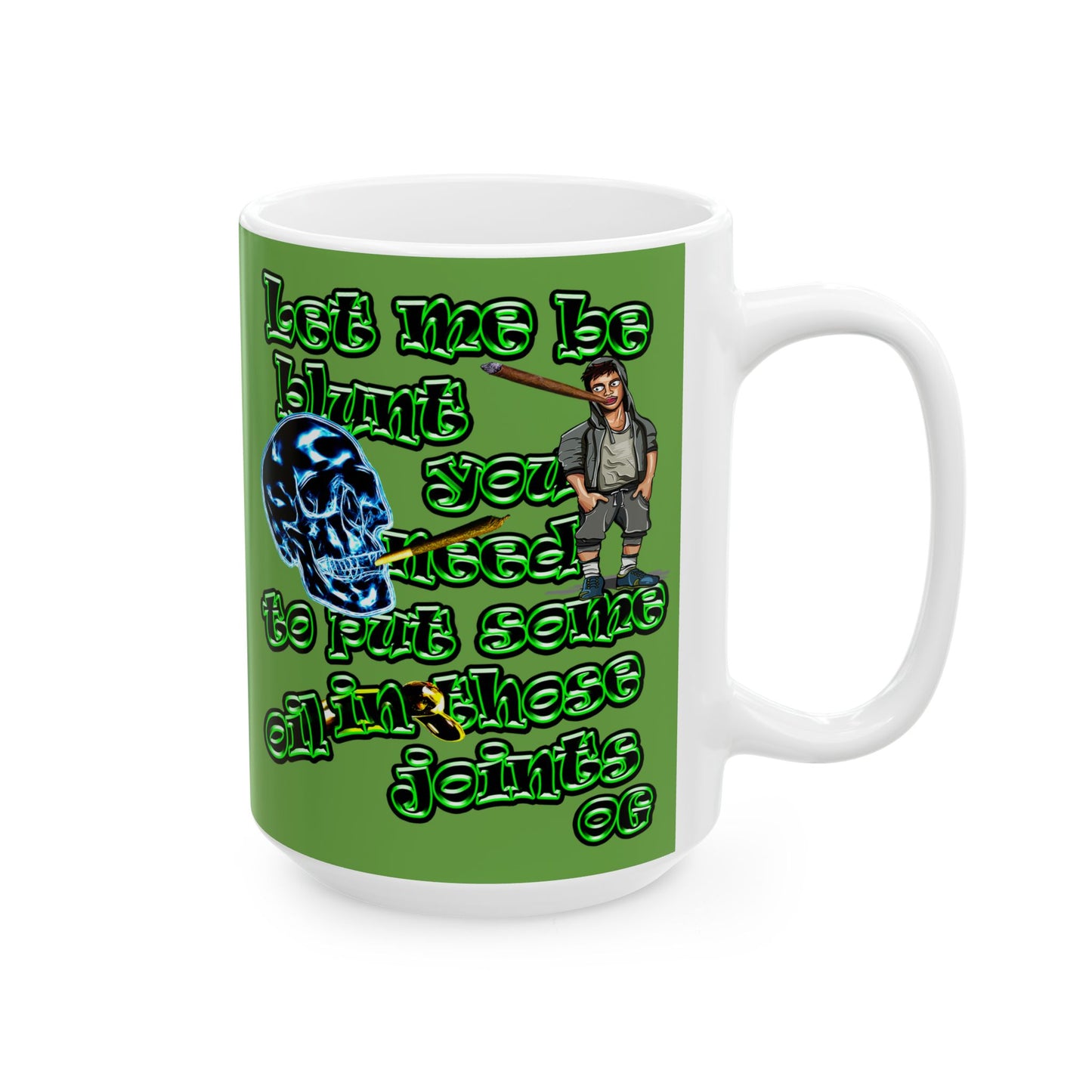 og - White Mug (green)