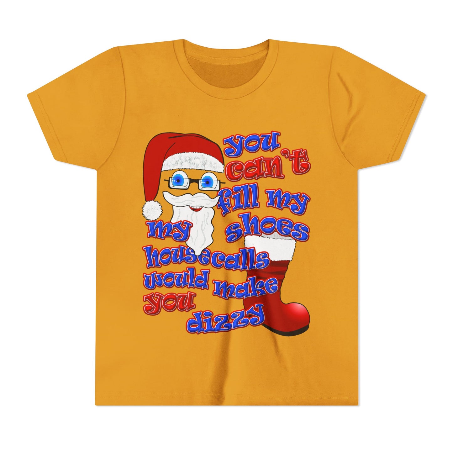 santa's shoes - Youth Short Sleeve Tee