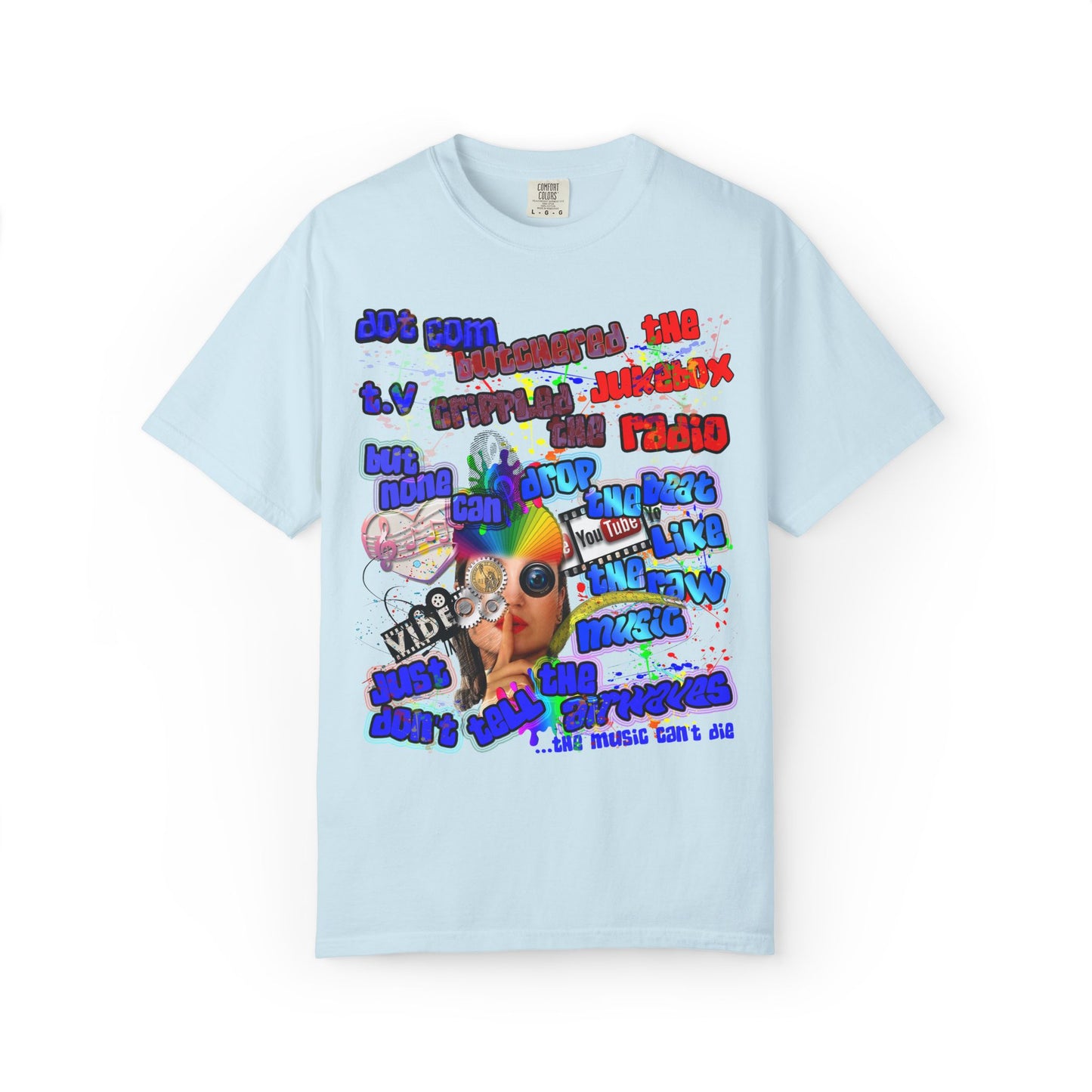 drop the beat - Unisex Garment-Dyed T-shirt