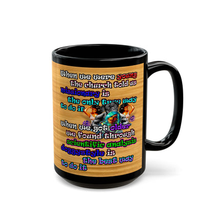doggystyle - Black Mug (butterscotch wood finish)