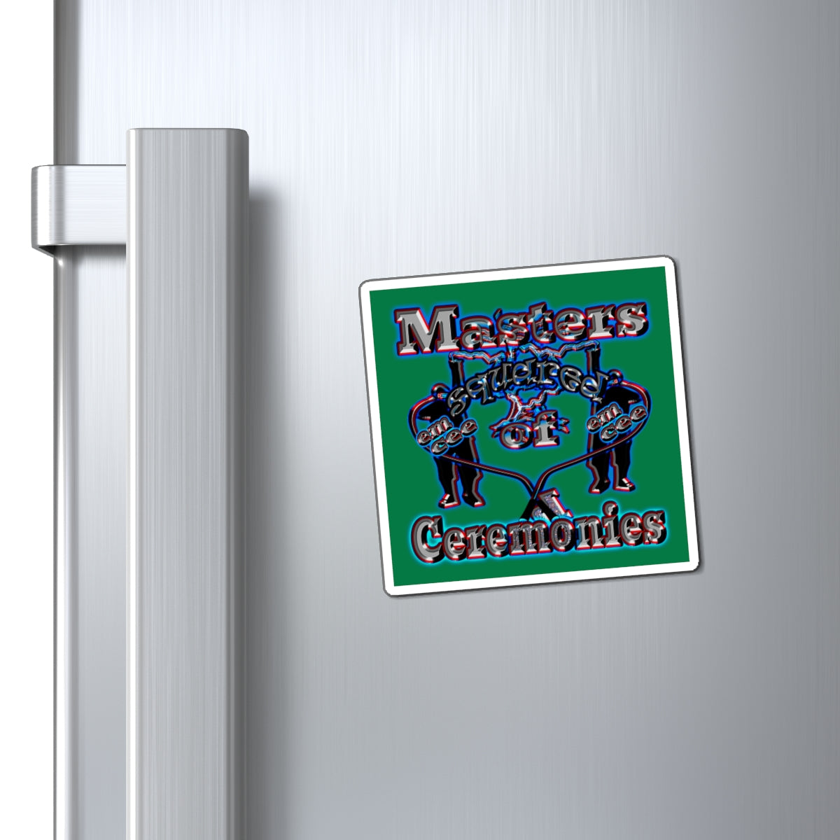 em cee squared - Magnets - (dark green)