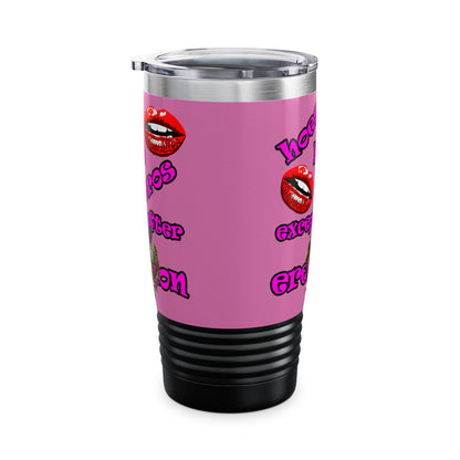 hoes b4 bros - Ringneck Tumbler, 20oz (light pink)