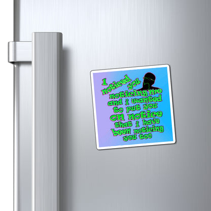 noticed you noticing - Magnets - (light blue-purple wave)