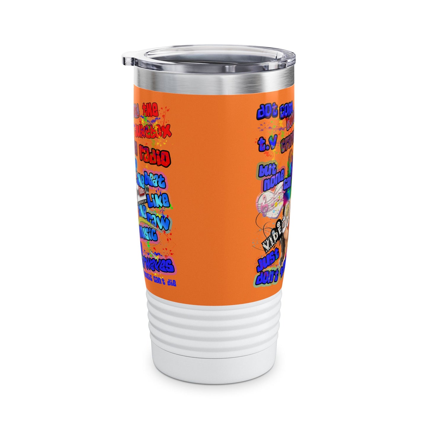 drop the beat - Ringneck Tumbler, 20oz (crusta)