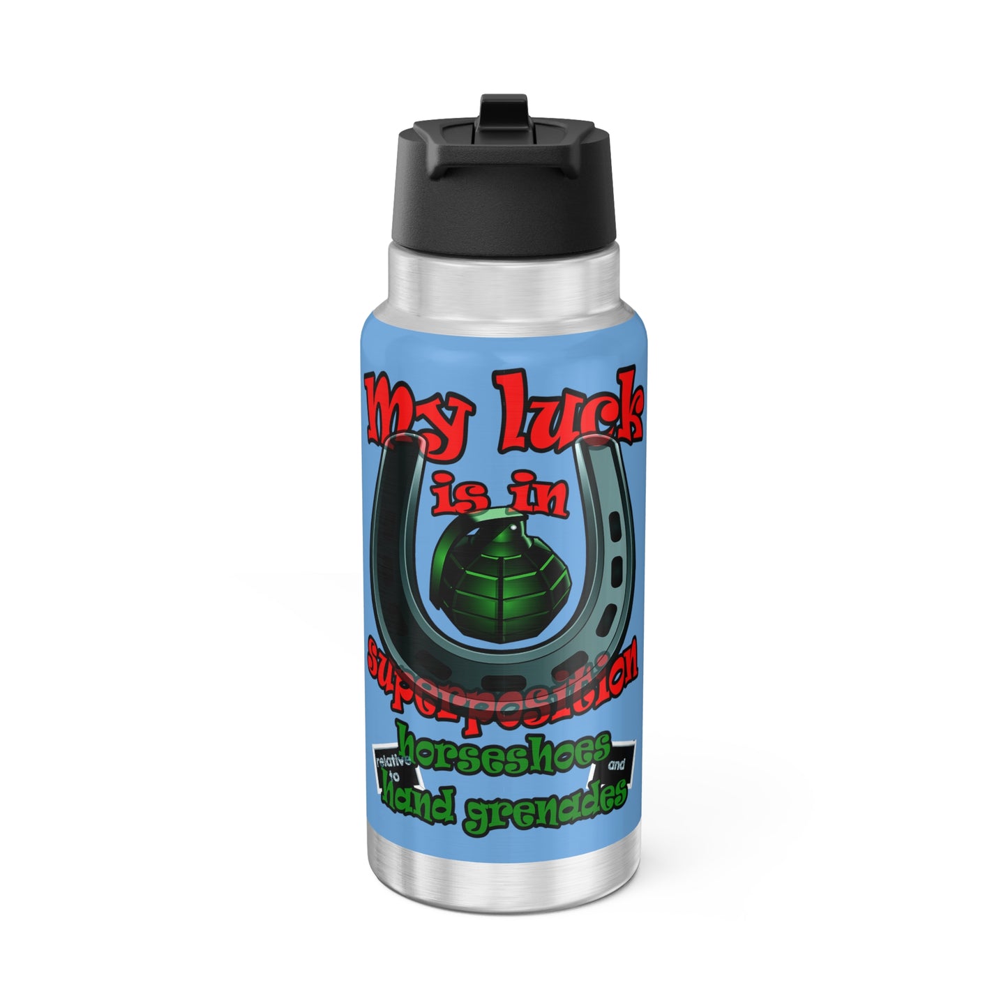my luck - Gator Tumbler, 32oz (light blue)