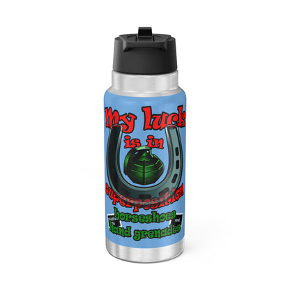 my luck - Gator Tumbler, 32oz (light blue)