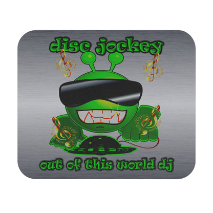 disc jockey - Mouse Pad (Rectangle) (brushed nickel)