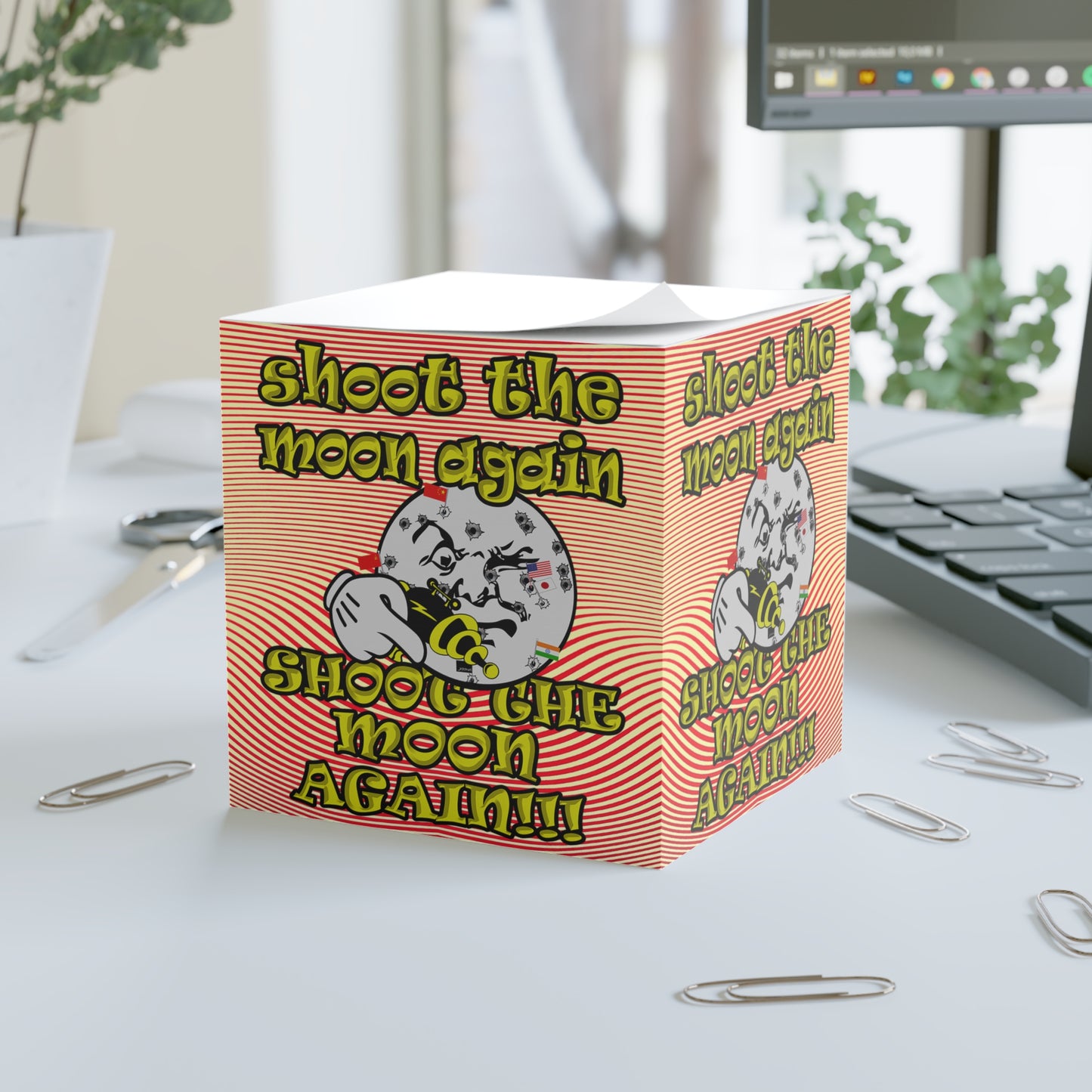shoot the moon again - note cube (yellow-orange wave)