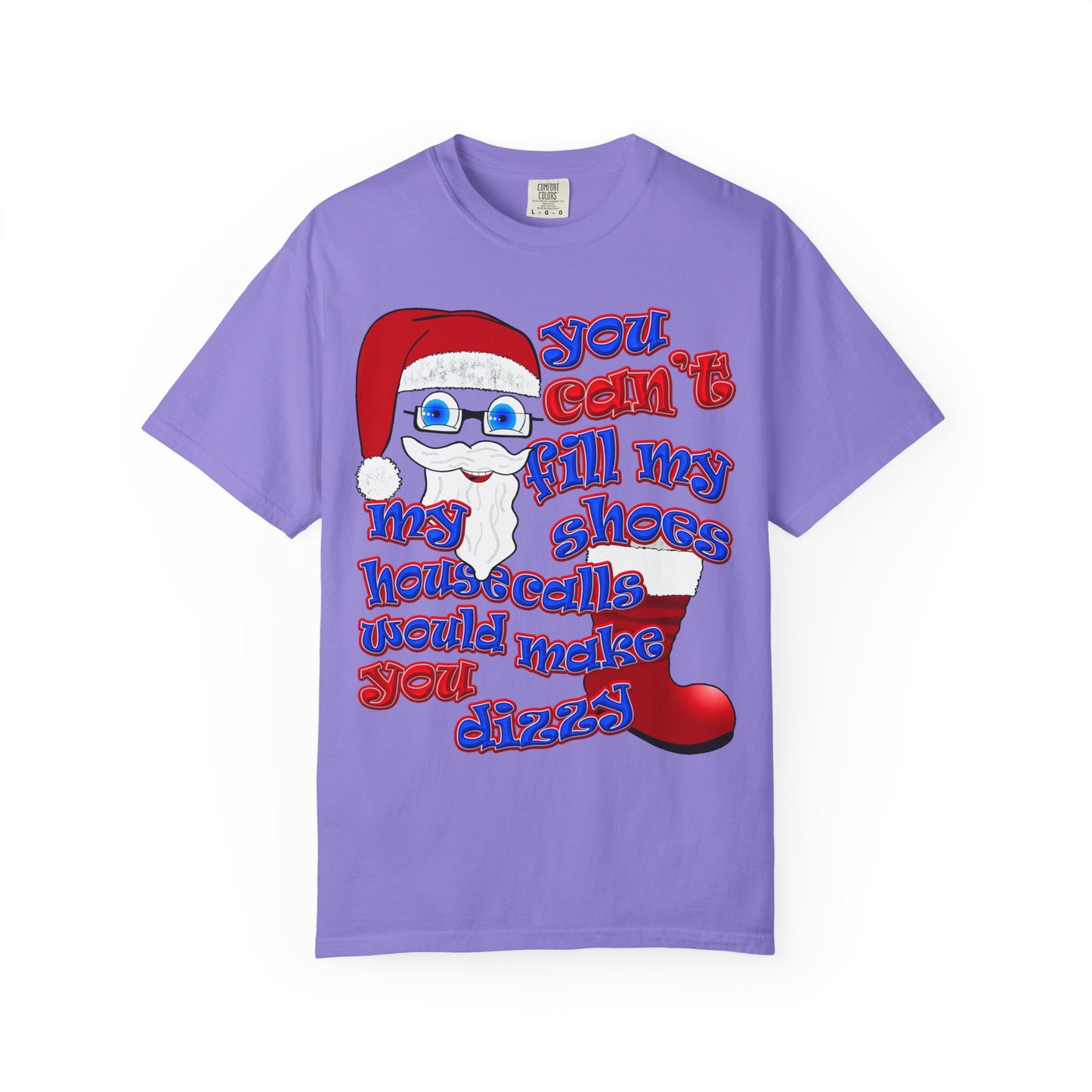 santa's shoes - Unisex Garment-Dyed T-shirt