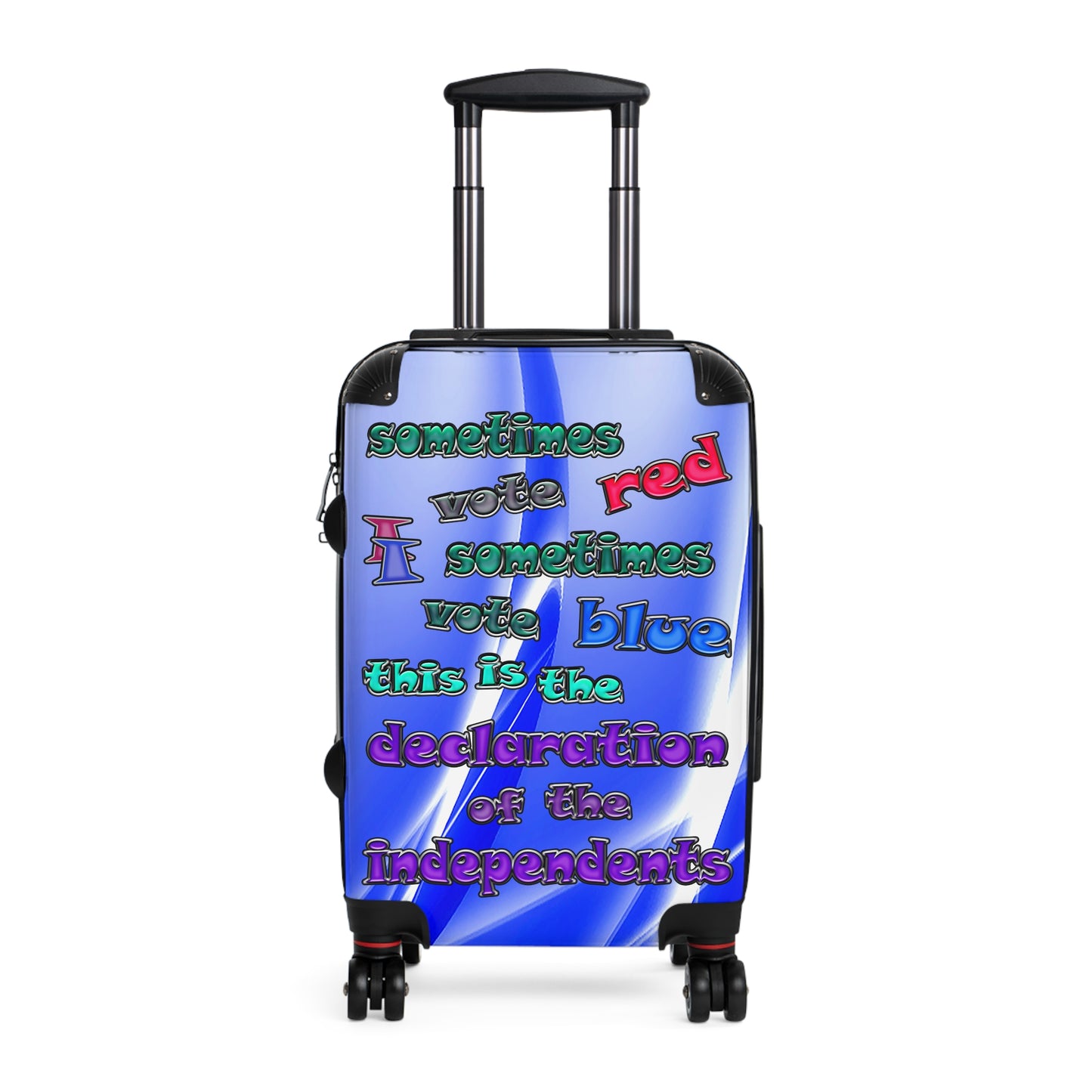 declaration of the independents - Suitcase (blue-white wave)