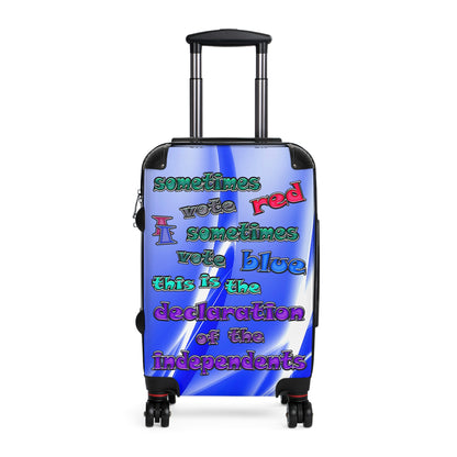 declaration of the independents - Suitcase (blue-white wave)