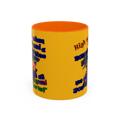 high noon - Accent Mug (yellow)