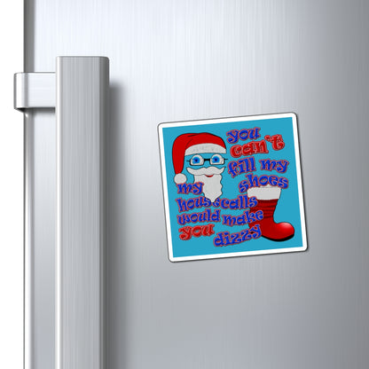 santa's shoes - Magnets - (turquoise)