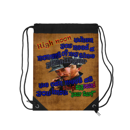 high noon - Drawstring Bag (dichromatic brown papyrus)