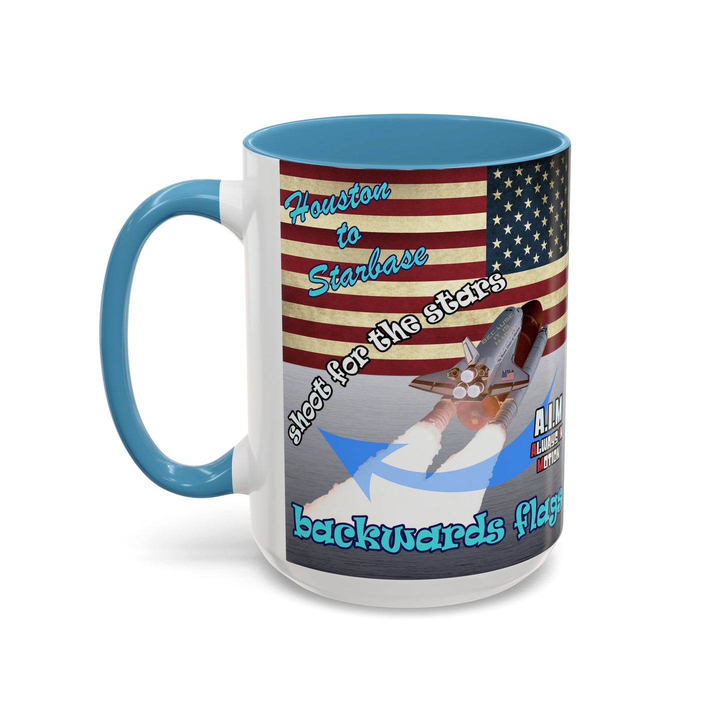 shoot for the stars - Accent Mug (brushed nickel)