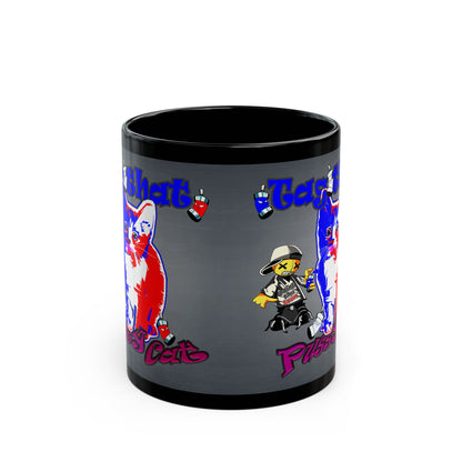 tag that - Black Mug (grey-light grey)