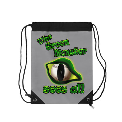 green monster - Drawstring Bag (grey)