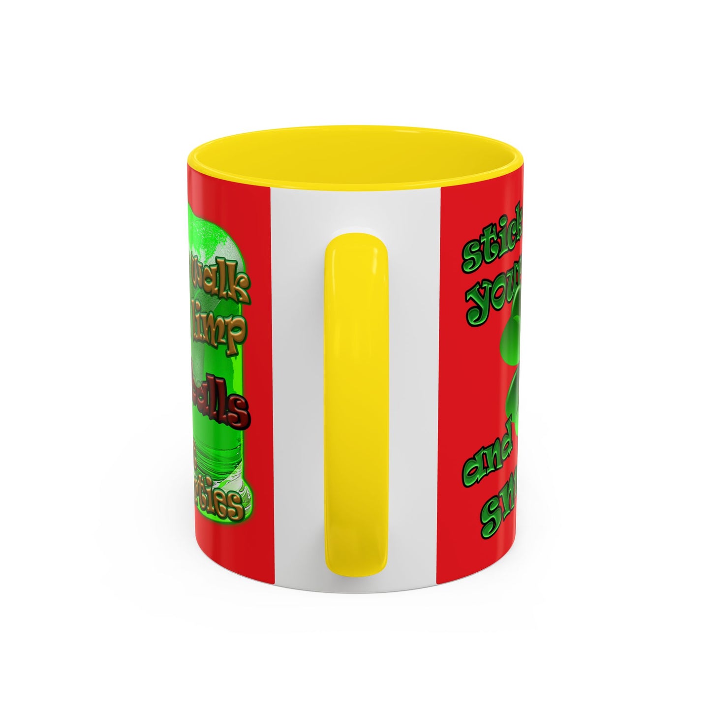 celtics logo - Accent Mug (red)