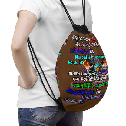 doggystyle - Drawstring Bag (brown)
