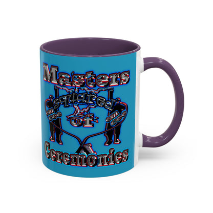em cee squared - Accent Mug (turquoise)
