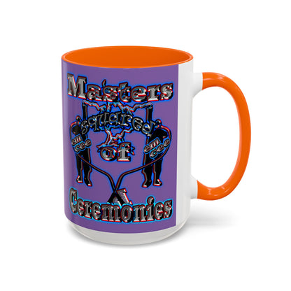 em cee squared - Accent Mug (light purple)