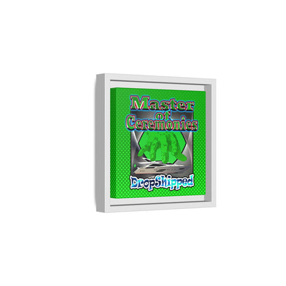 logo - framed canvas art (logo green)