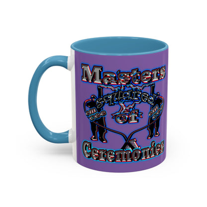 em cee squared - Accent Mug (light purple)
