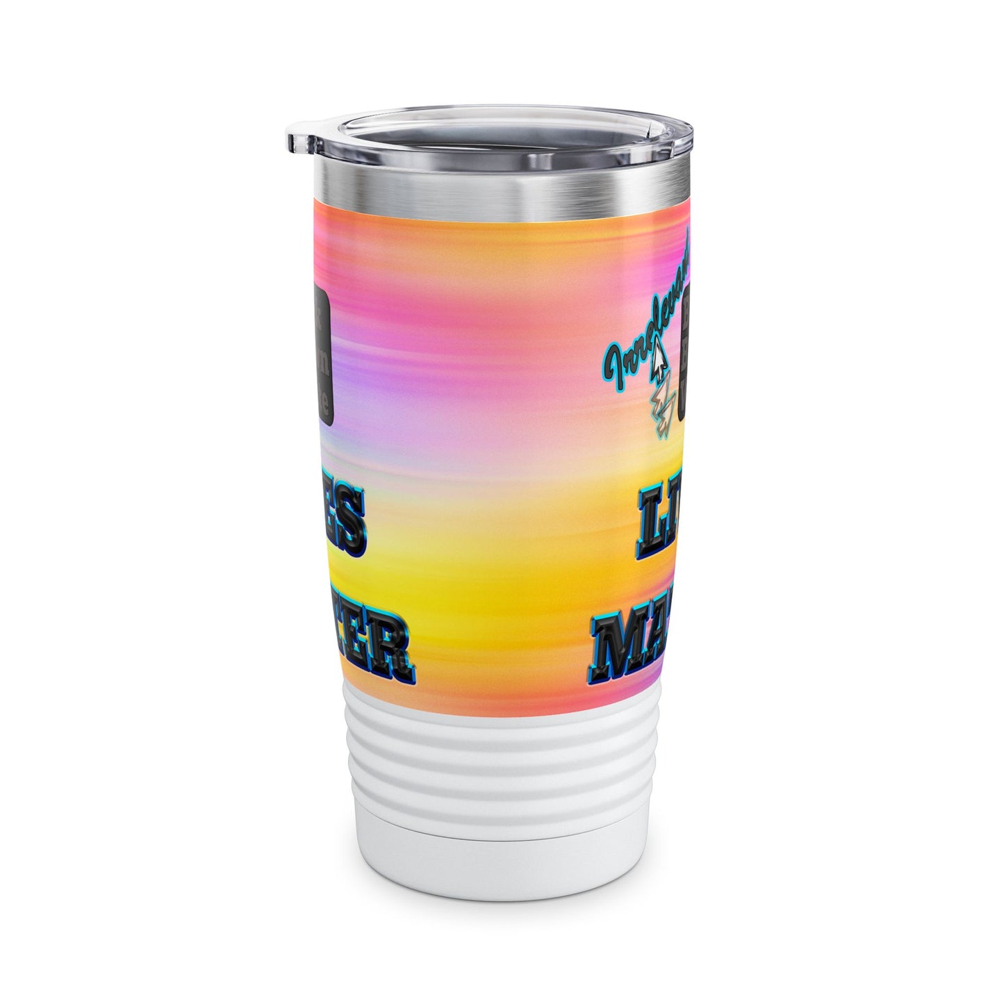 irrelevant - Ringneck Tumbler, 20oz (color blur)