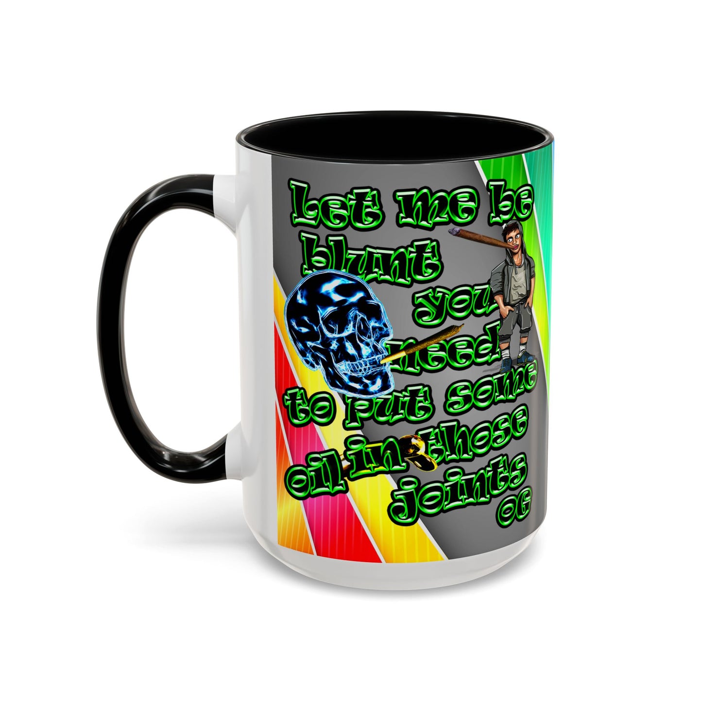 og - Accent Mug (rainbow split)