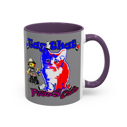 tag that - Accent Mug (grey)