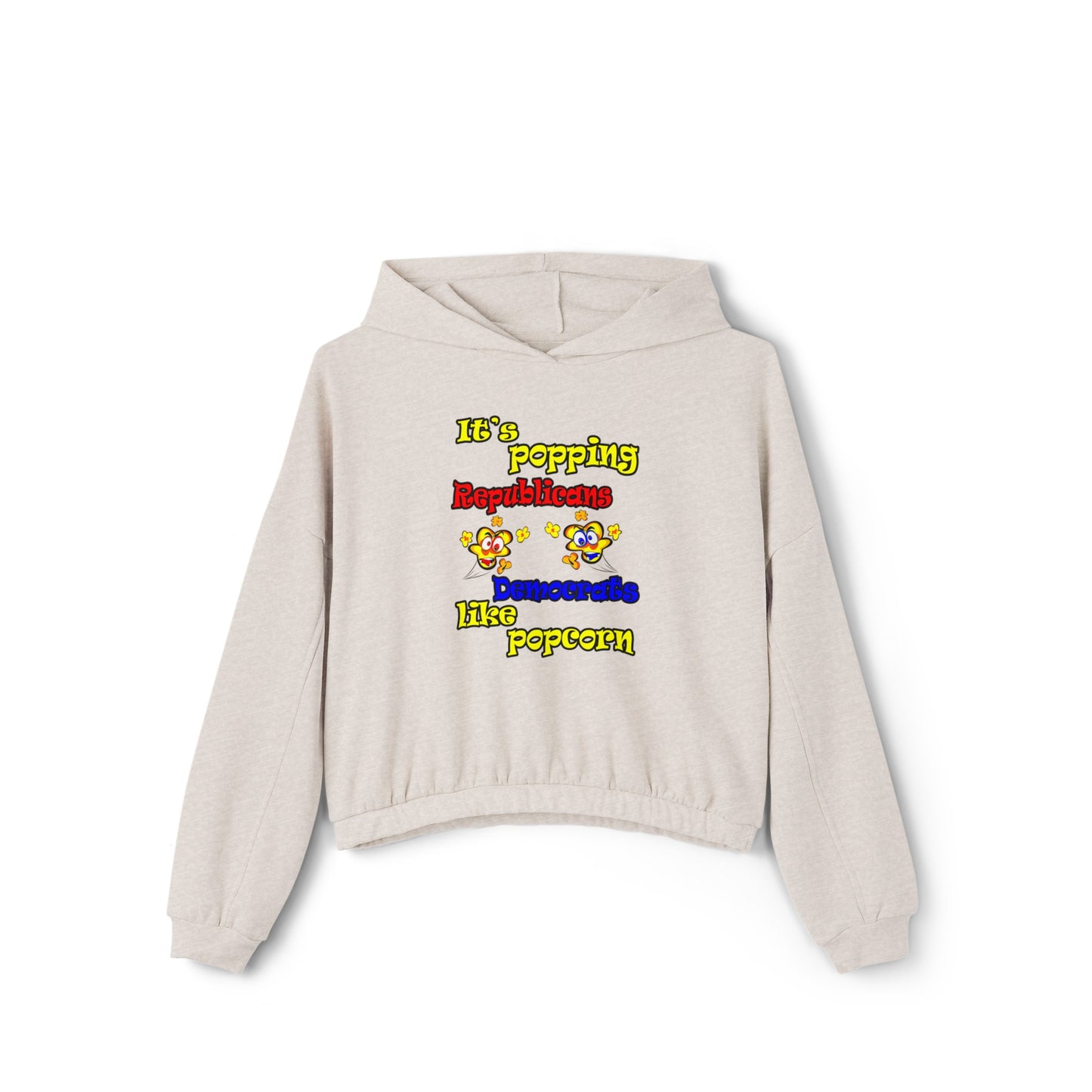 popping like popcorn - Women's Cinched Bottom Hoodie