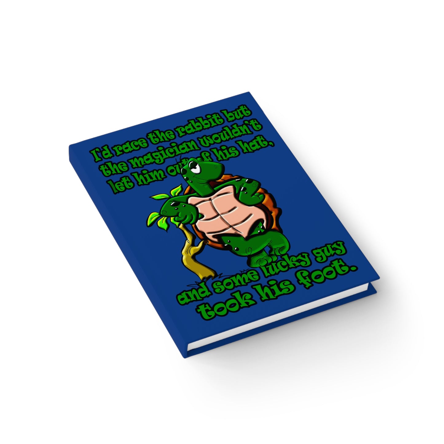 turtle race - journal-blank (dark blue)