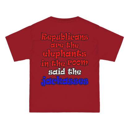 donkeys and elephants - Beefy-T®  Short-Sleeve T-Shirt