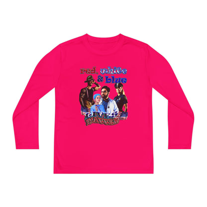 rw&b lives matter - Youth Long Sleeve Competitor Tee
