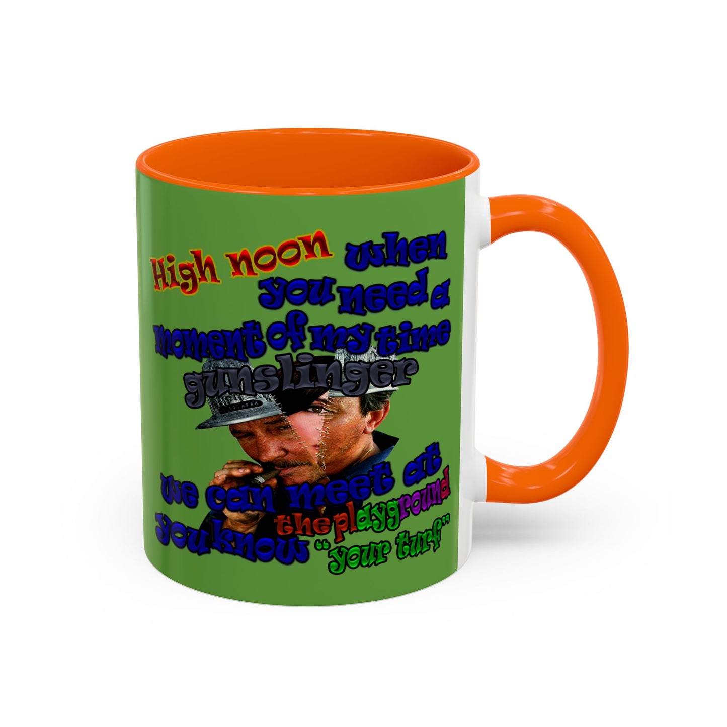 high noon - Accent Mug (green)